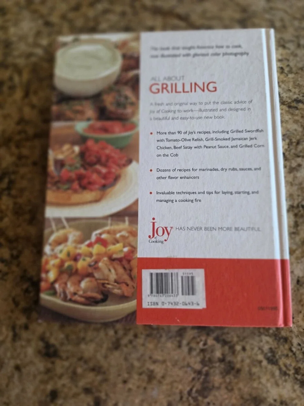 All About Grilling Hardcover Cookbook - Joy of Cooking - Rombauer EUC